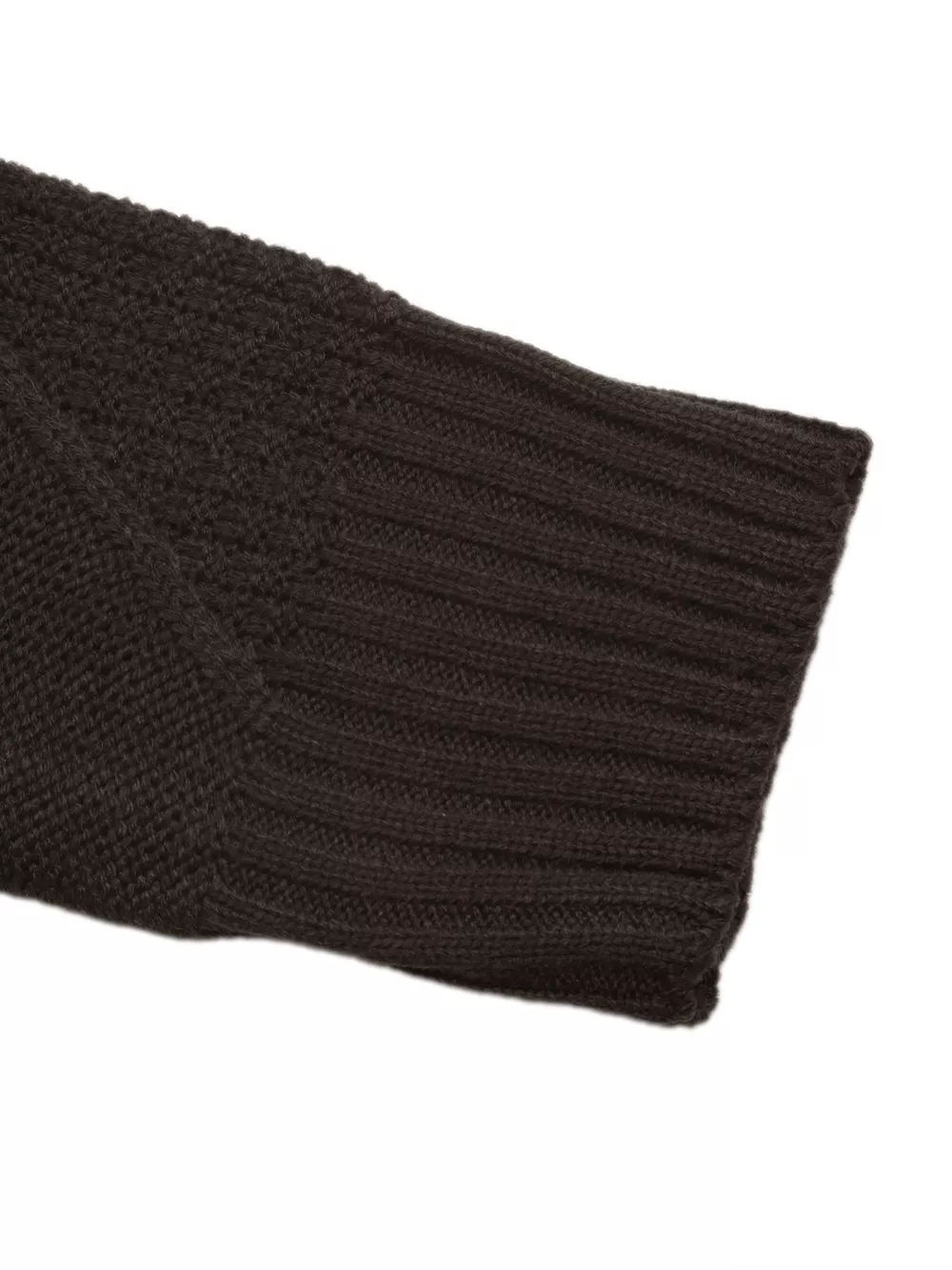 V-Neck Cable Knit Button-Down Cardigan, image 7