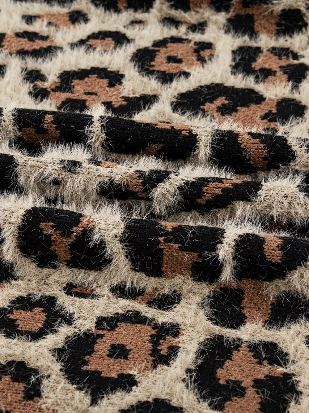 Leopard Open Casual Cardigan, image 7