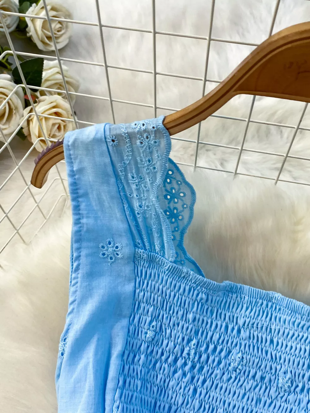Lace Detail Sleeveless Dress, image 10