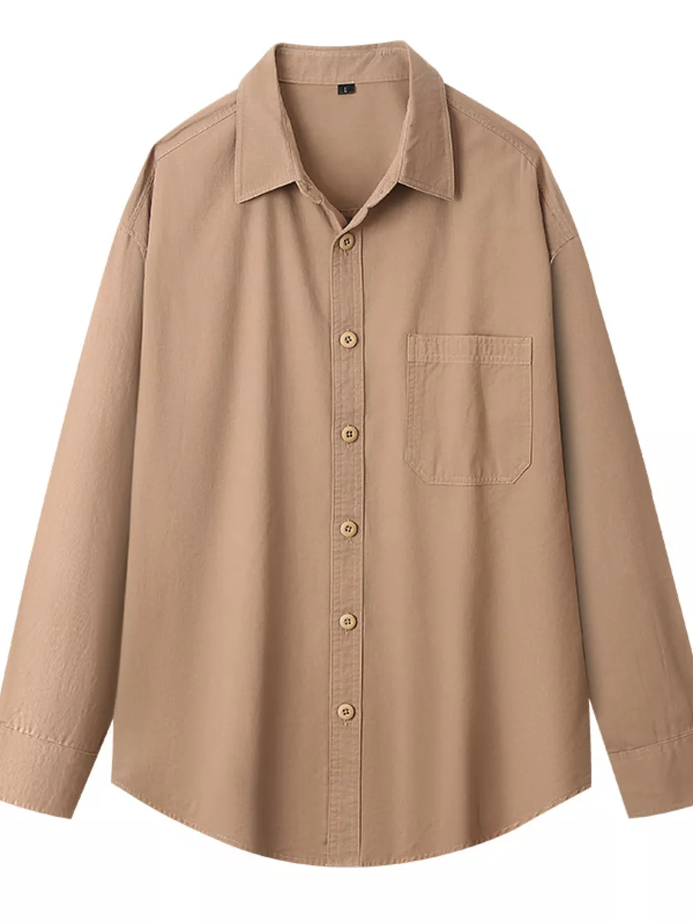 Men's Plus Size Button Up Long Sleeve Shirt, image 6