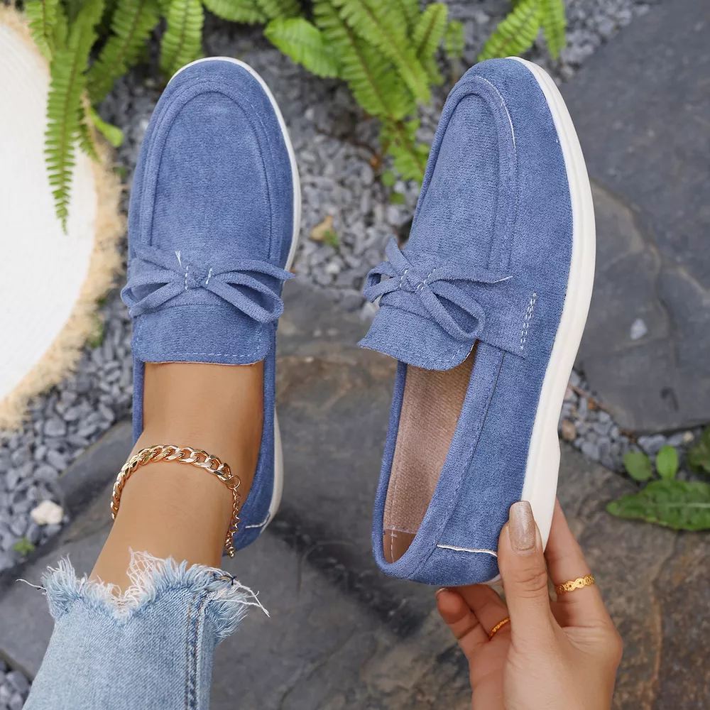 Bow Round Toe Slip-Ons, image 10
