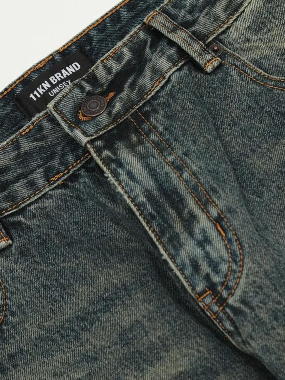 Men's Vintage Distressed Flare Jeans, image 17