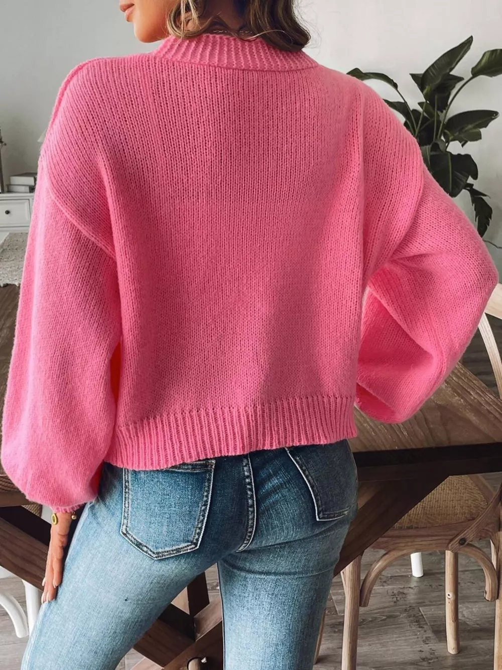 Open Front Dropped Shoulder Cardigan, image 9