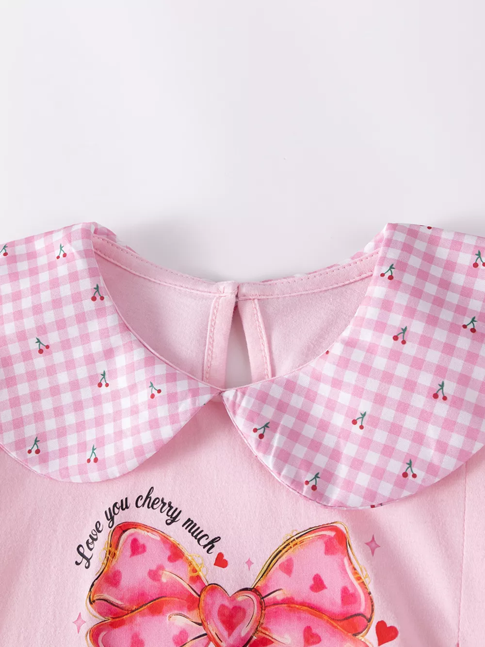 Children's Cherry Peter Pan Collar Dress, image 2