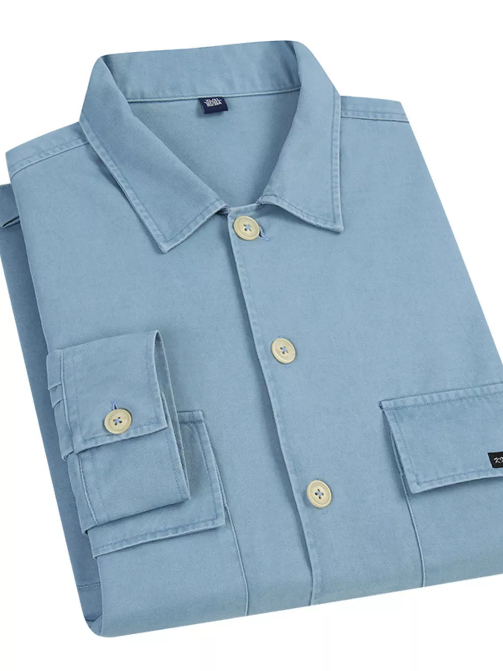 Men's Plus Size Casual Button Up Shirt, image 4
