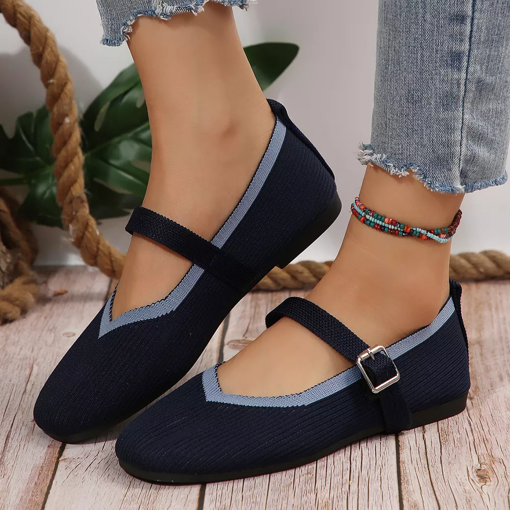 Round Toe Mesh Slip-Ons, image 12