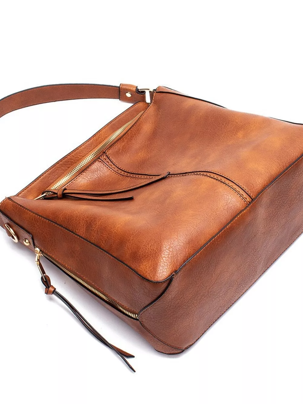 Classic PU Leather Tote Bag, image 5
