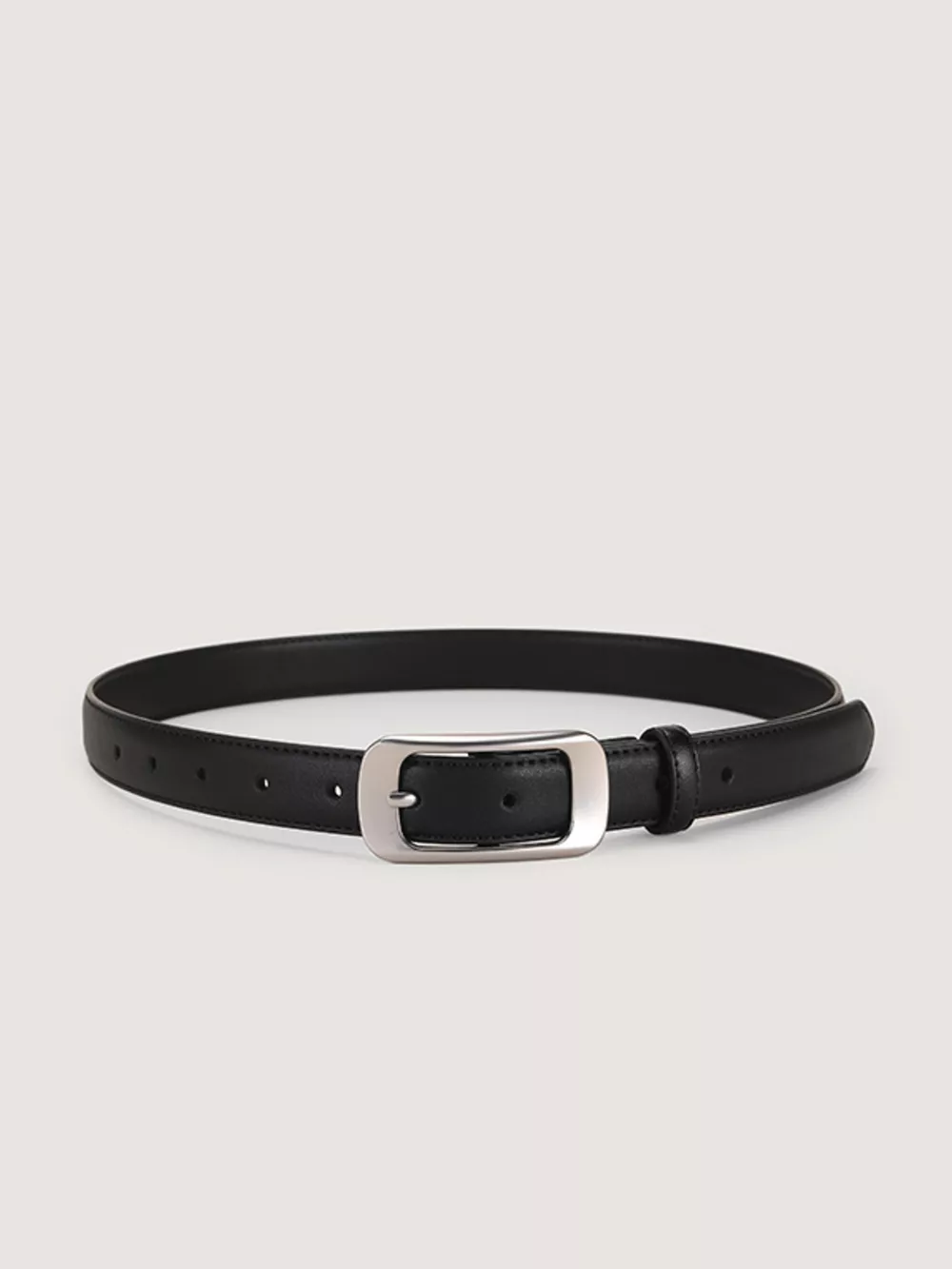 Classic Silver Buckle Belt, image 3