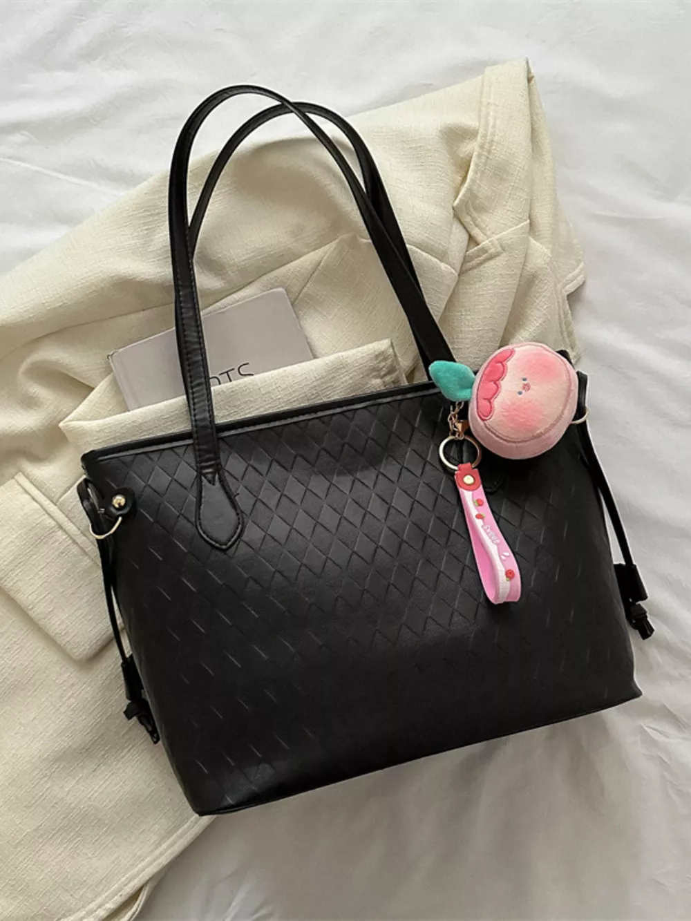 Woven Pattern Tote Bag