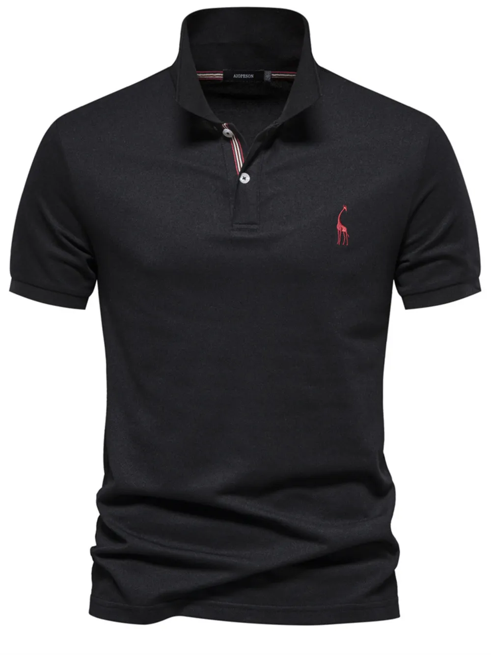 Men's Short Sleeve Button Detail Polo