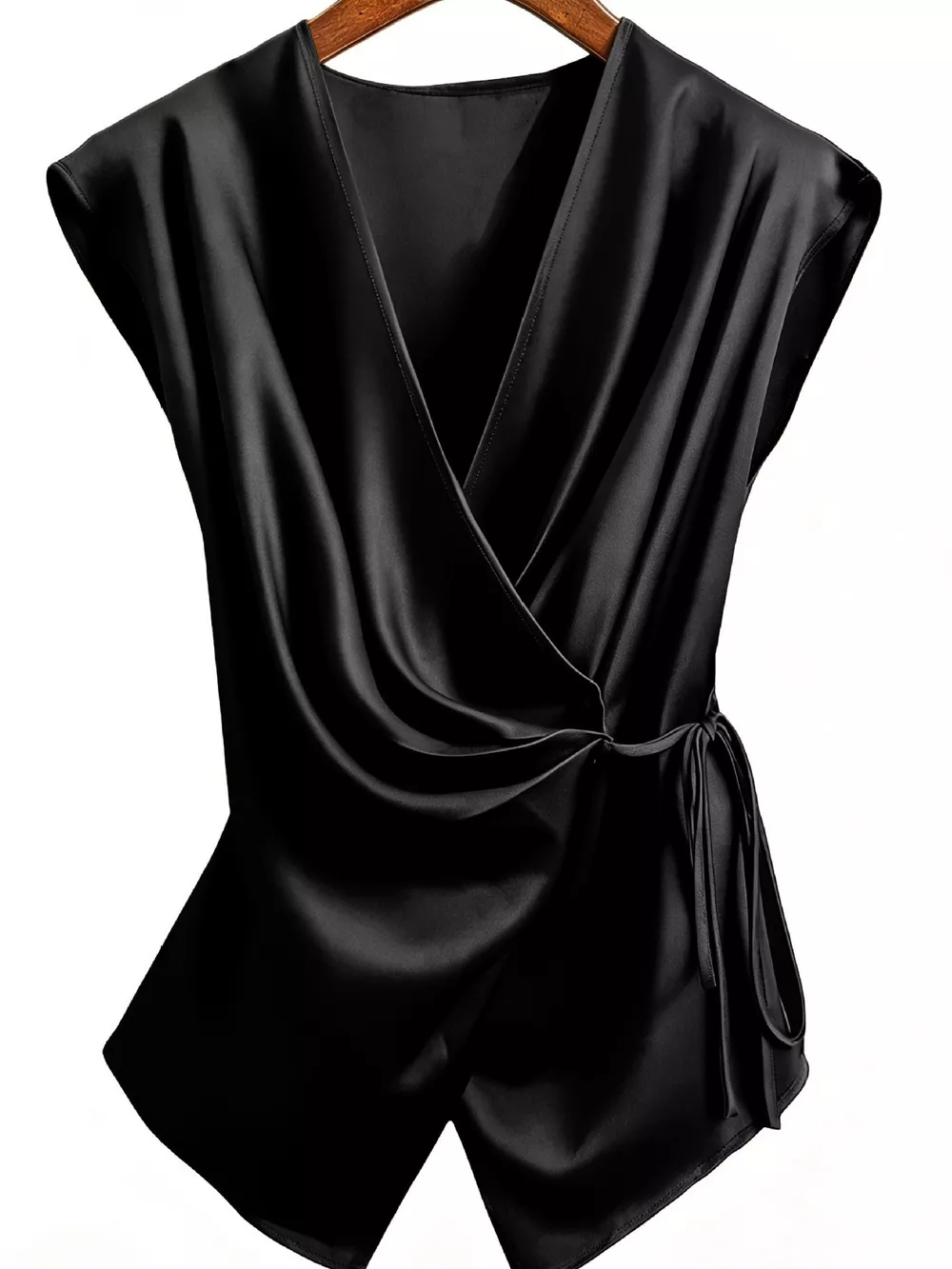 Satin Side Tie Tank, image 2