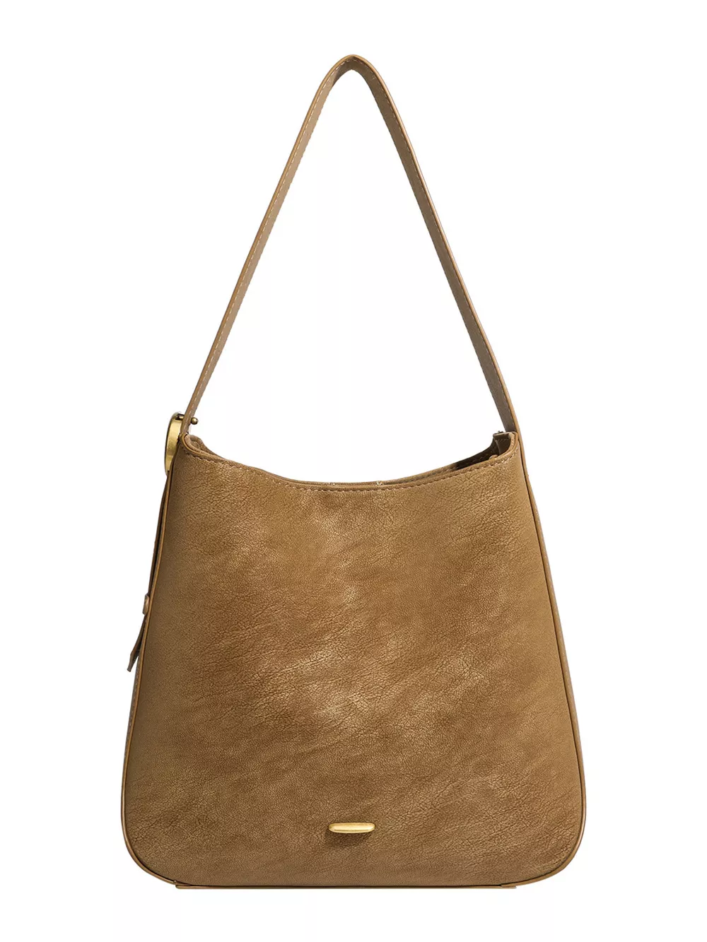 Casual Faux Leather Shoulder Bag, image 9