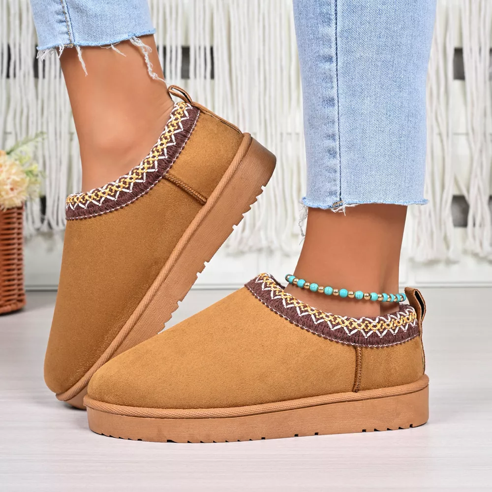 Round Toe Platform Ankle Boots, image 7