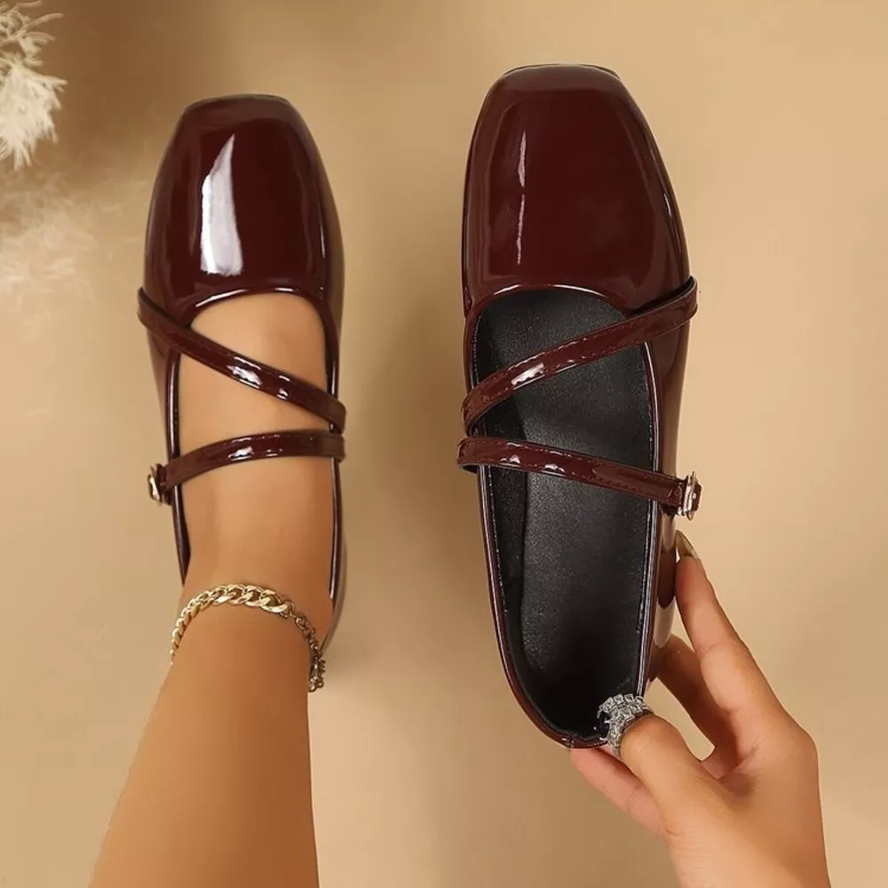 Square Toe Slip-Ons, image 2