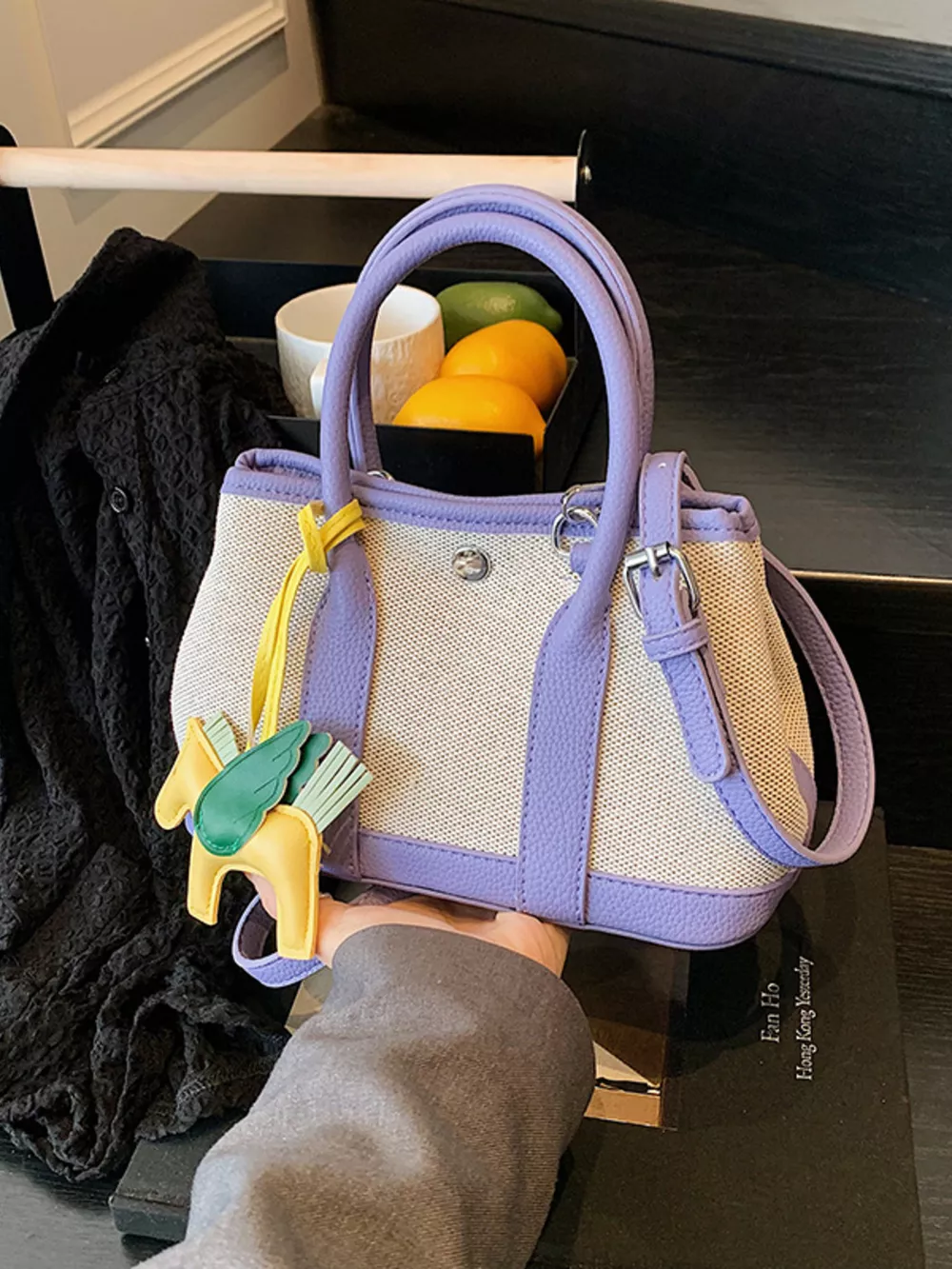 Contrast Crossbody Bag, image 8