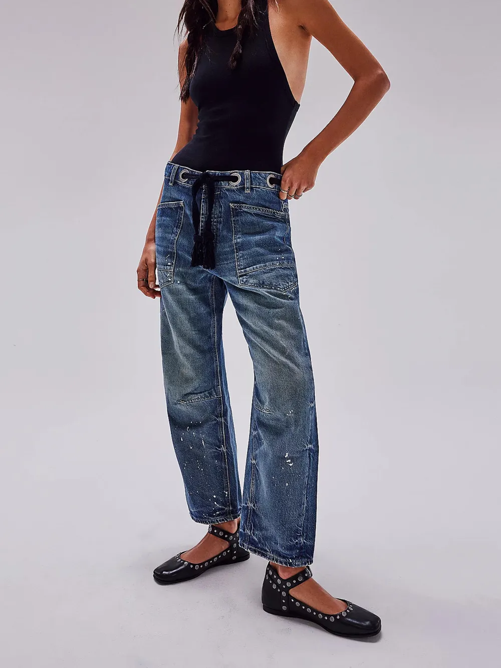 Washed Wide Leg Jeans, image 11