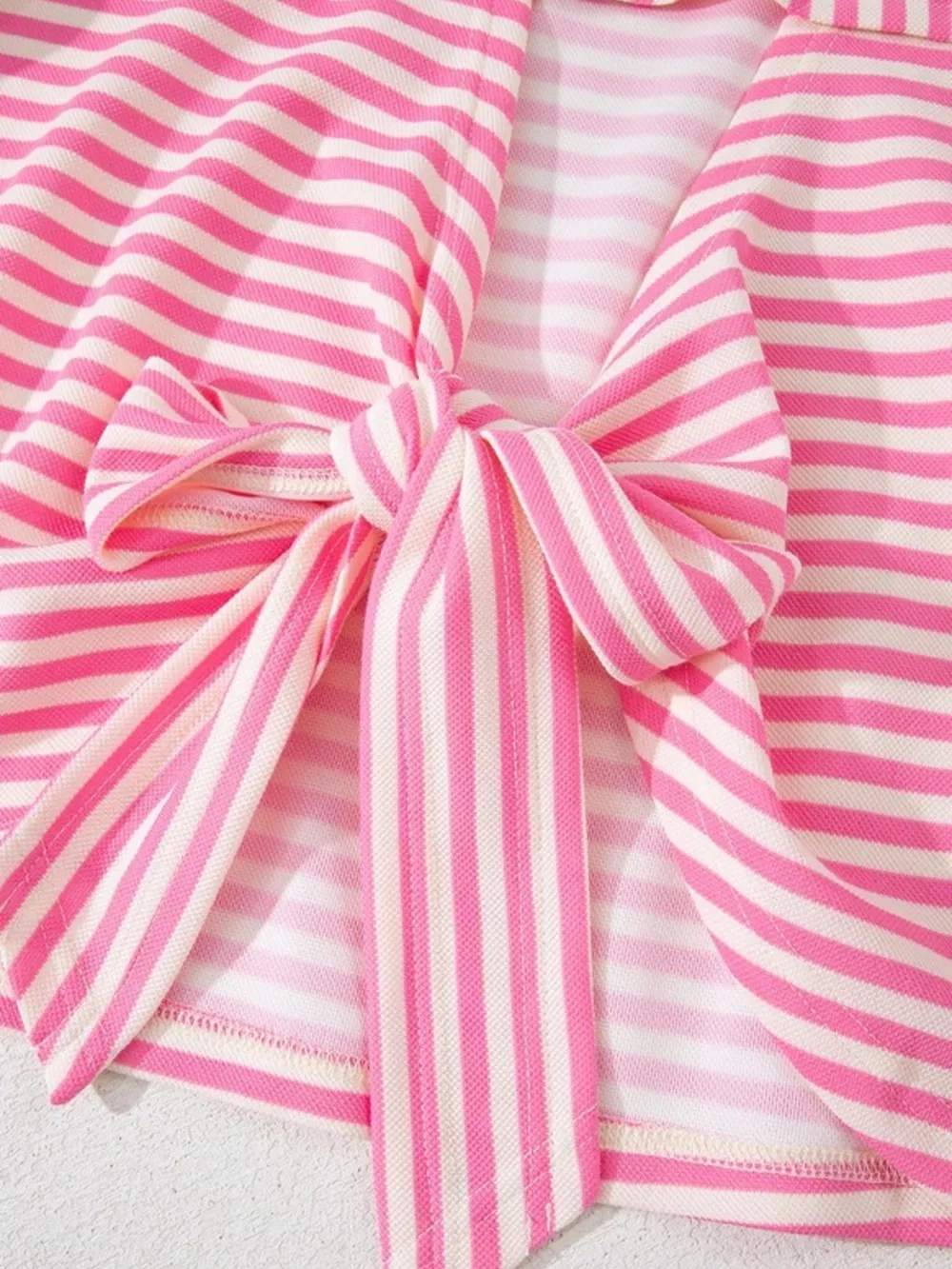 Striped Back Bow Tie T-Shirt, image 11