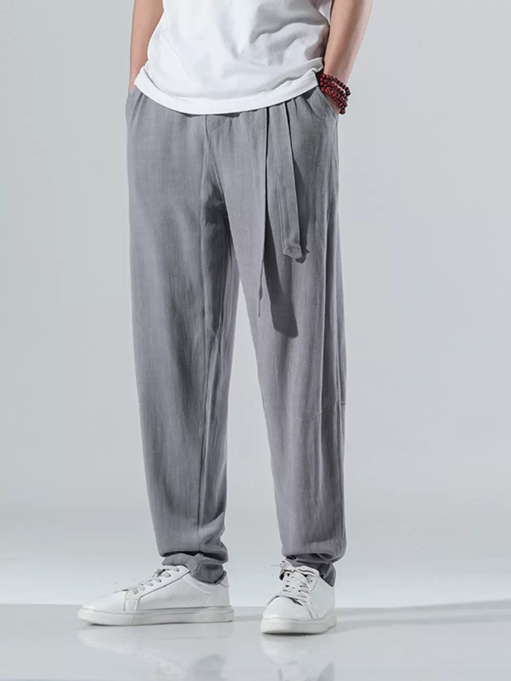Men's Plus Size Relaxed Fit Casual Pants, image 3