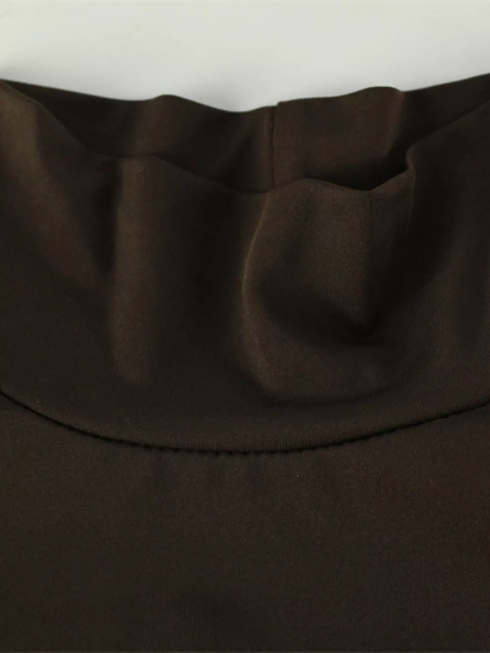 Turtleneck Long Sleeve Tie Waist Maxi Dress, image 8