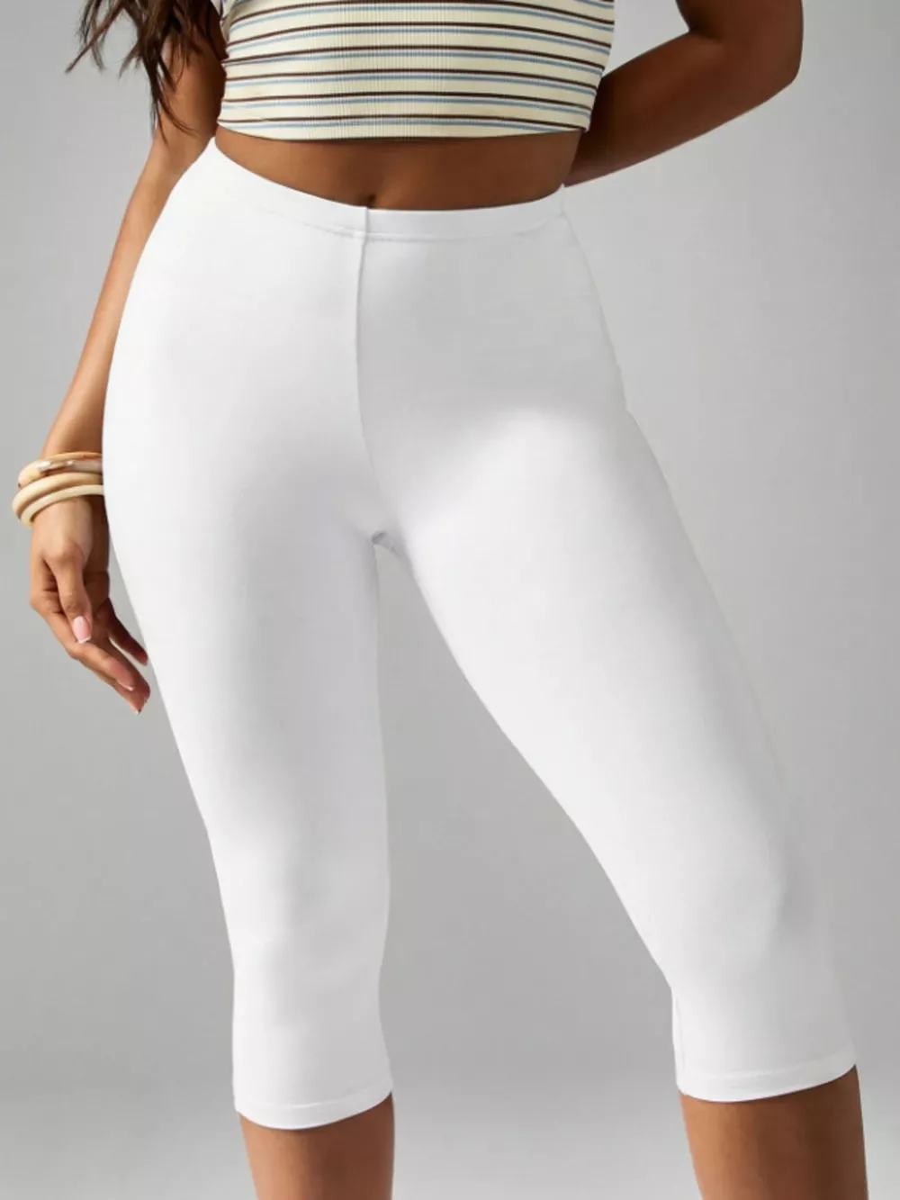 High-Waisted Active Capri Leggings, image 5