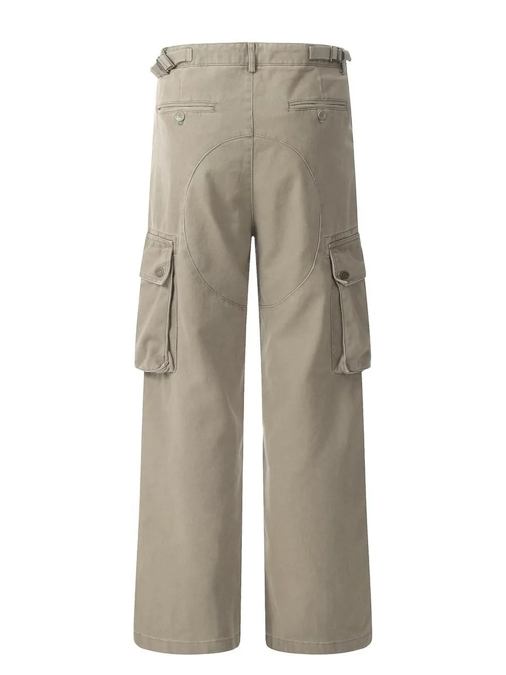 Men's Wide Leg Cargo Pants, image 4