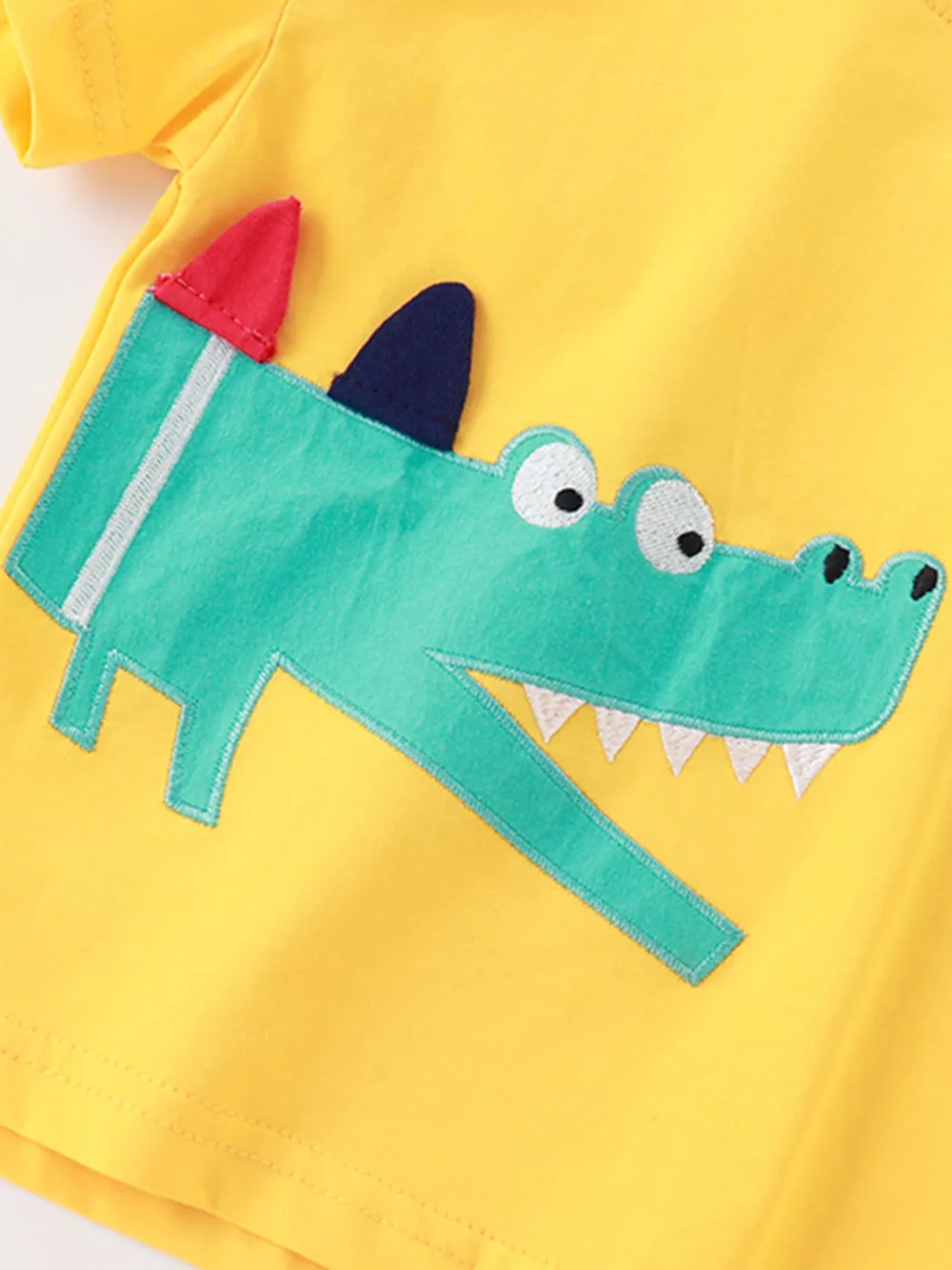 Children‘s Crocodile Print Tee and Shorts Set, image 3