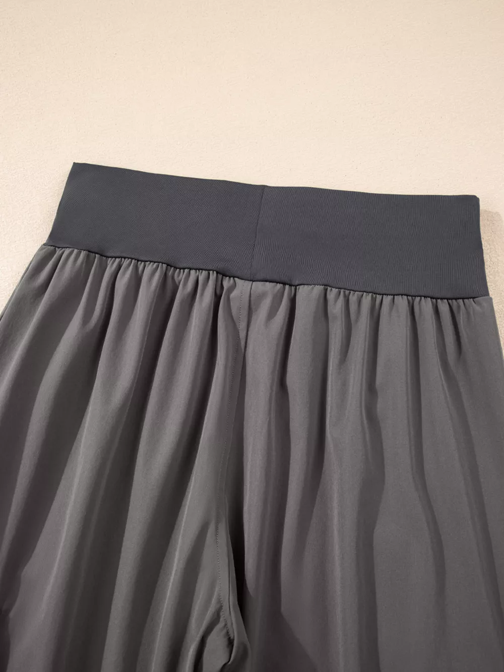 Elastic High Waist Pocketed Cargo Jogger Pants, image 6