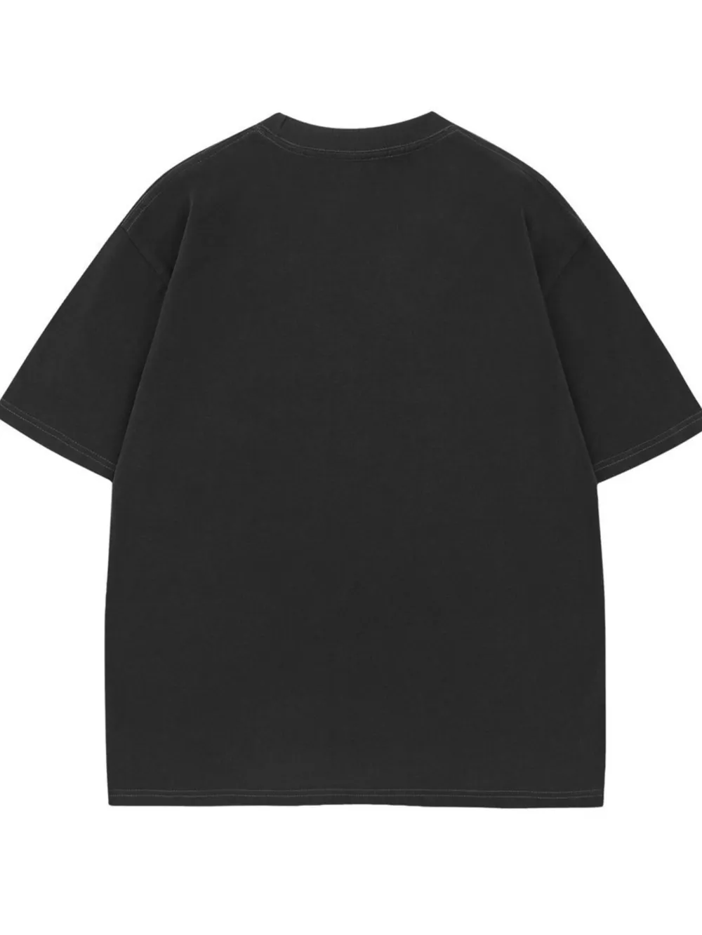 Men's Graphic Round Neck Oversized T-Shirt, image 2