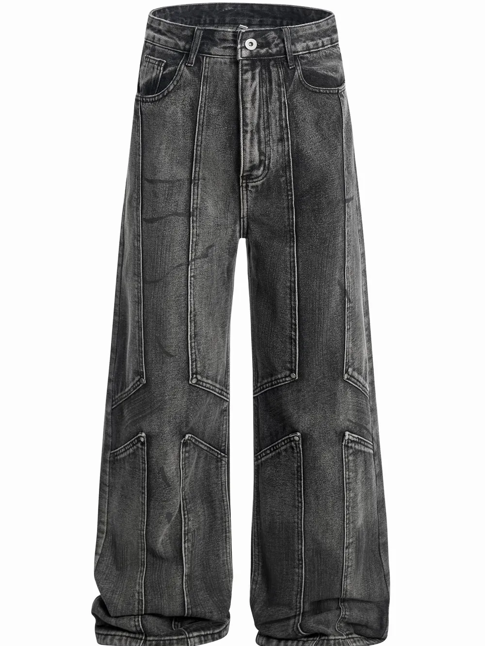 Men's Wide-Leg Jeans, image 2