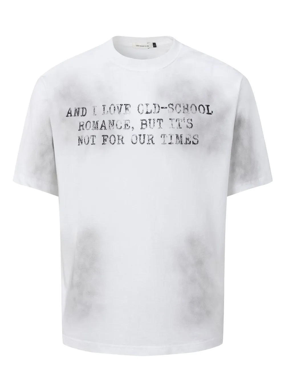 Men's Letter Round Neck Short Sleeve T-Shirt, image 2