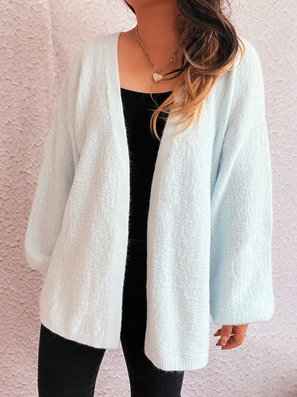 Open Front Long Sleeve Cardigan, image 13