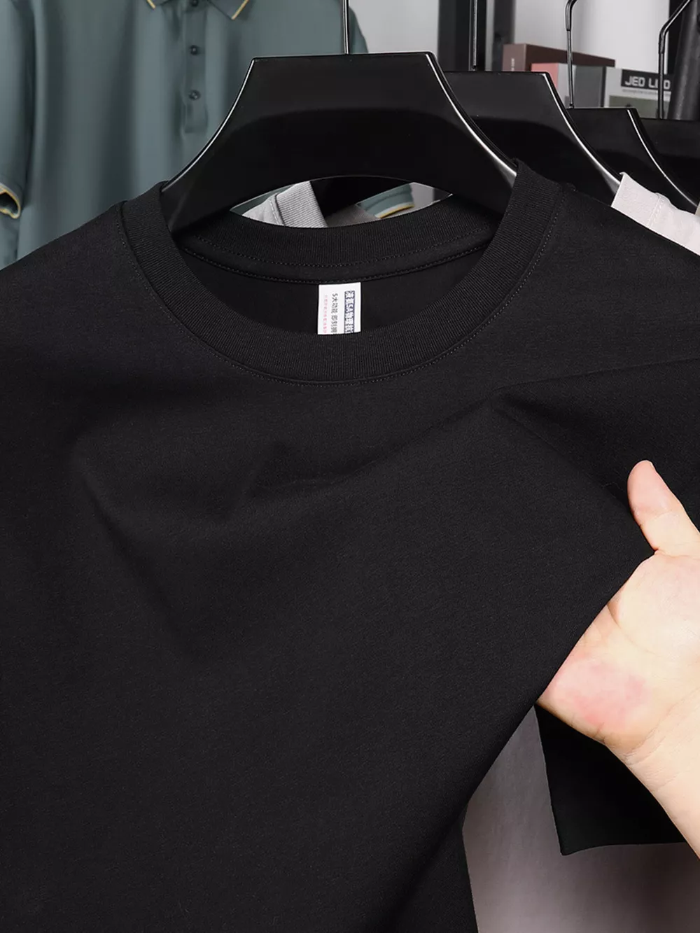 Men's Plus Size Round Neck Half Sleeve T-Shirt