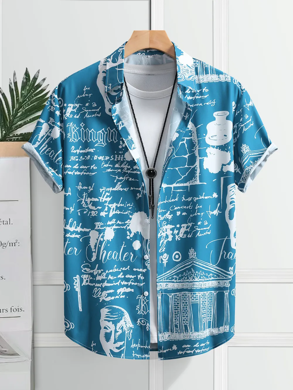 Men's Printed Short Sleeve Shirt, image 9