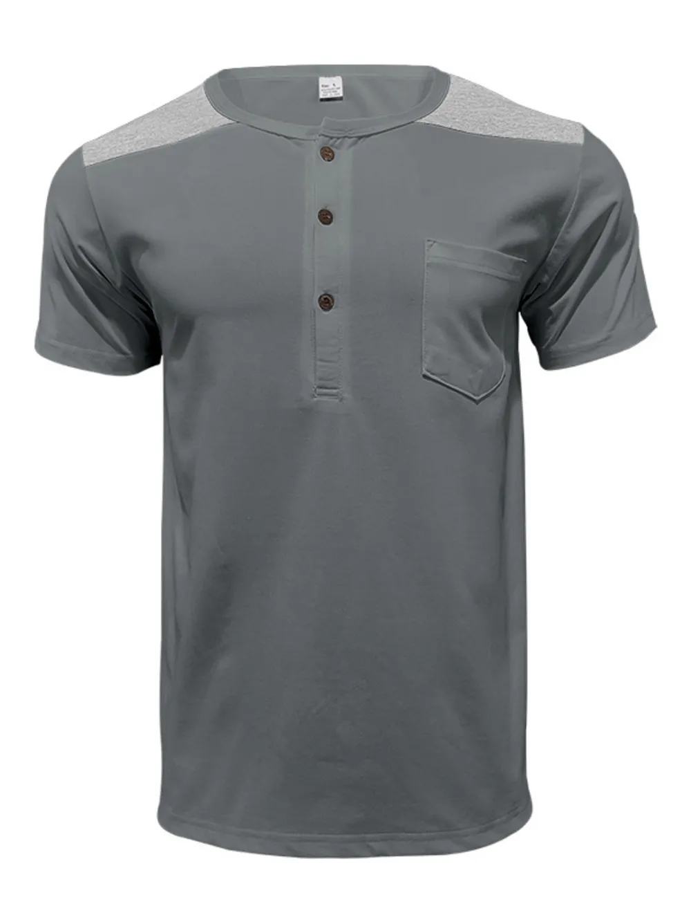 Men's Full Size Round Neck Short Sleeve T-Shirt Plus Size, image 12