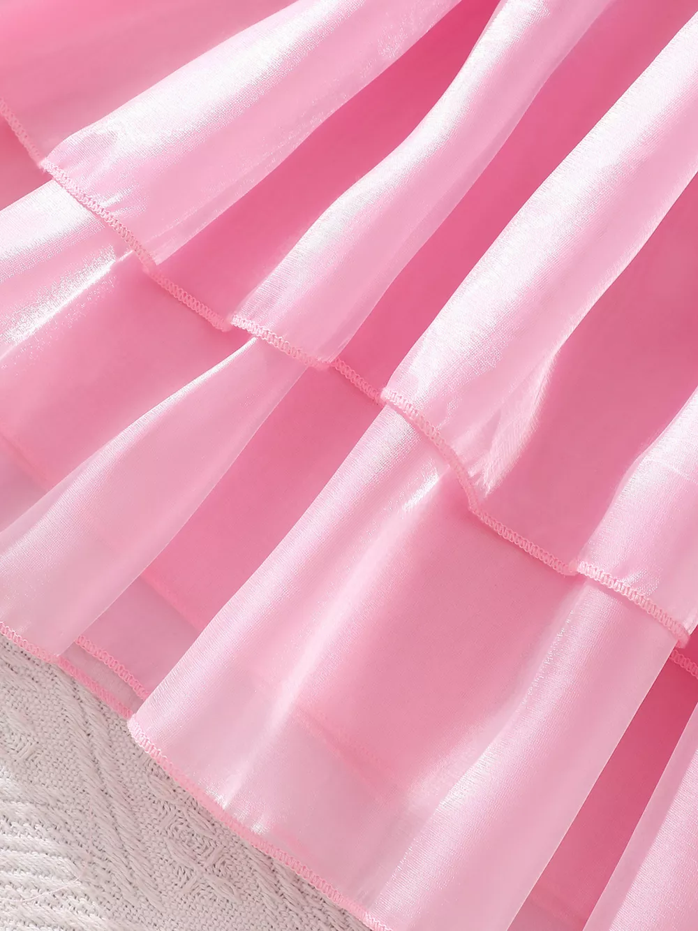 Children's Sequin Puff Sleeve Dress, image 7