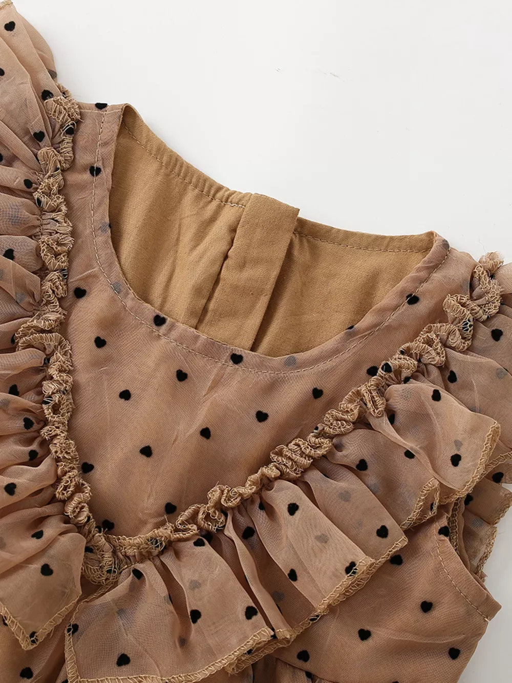 Children's Polka Dot Ruffle Dress, image 3