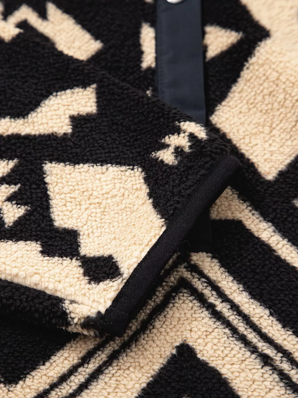 Western Aztec Half Zip Plush Sweatshirt, image 5