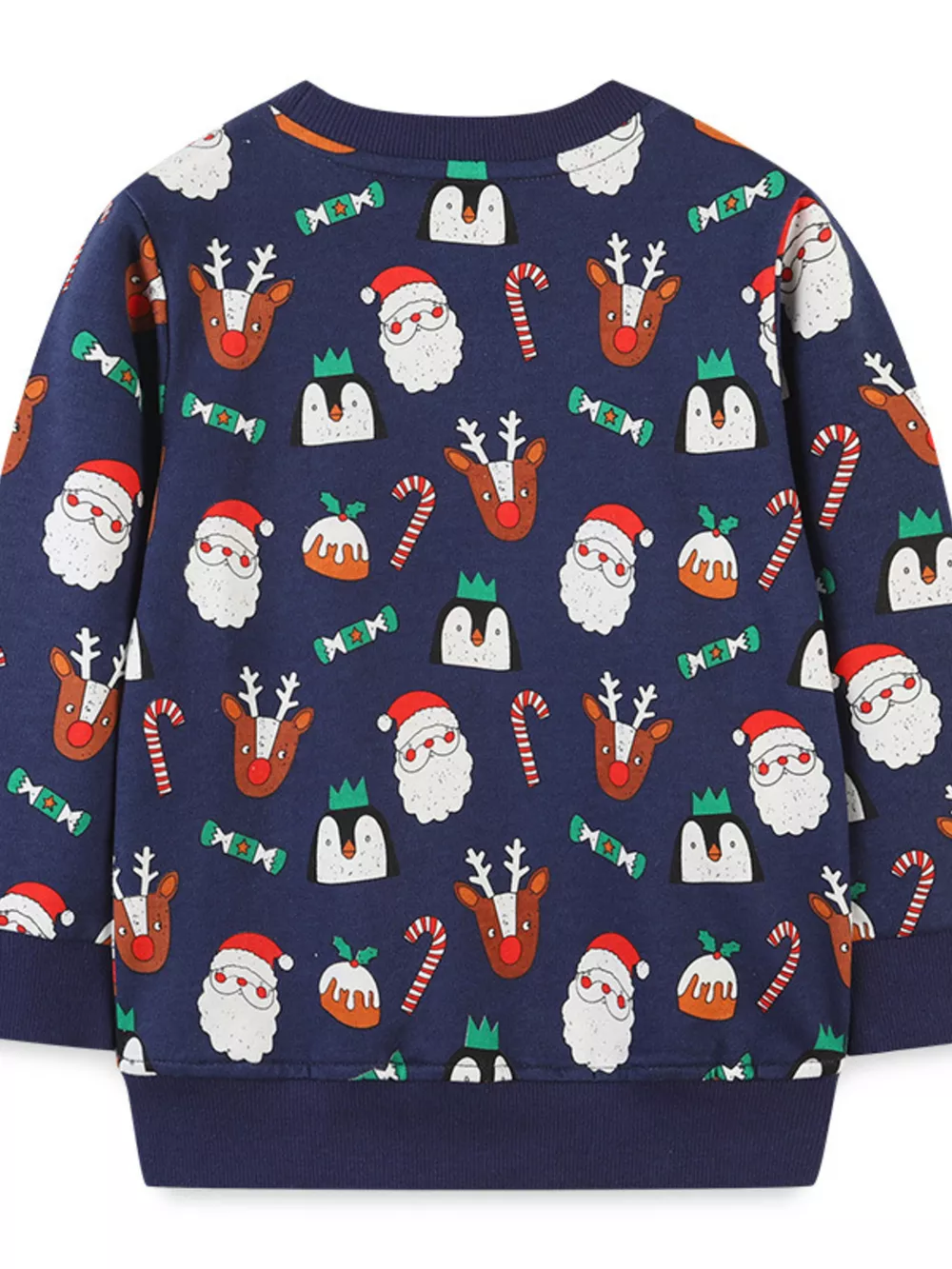 Children's Christmas Print Crew Neck Sweatshirt, image 2