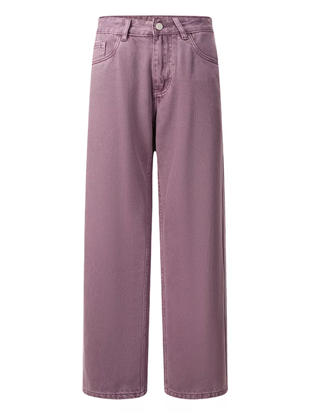 Men's Vintage Wash Wide Leg Jeans, image 8
