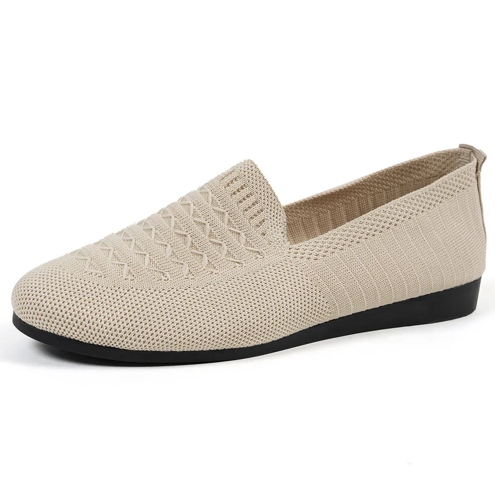 Breathable Knit Slip-On Loafers, image 15