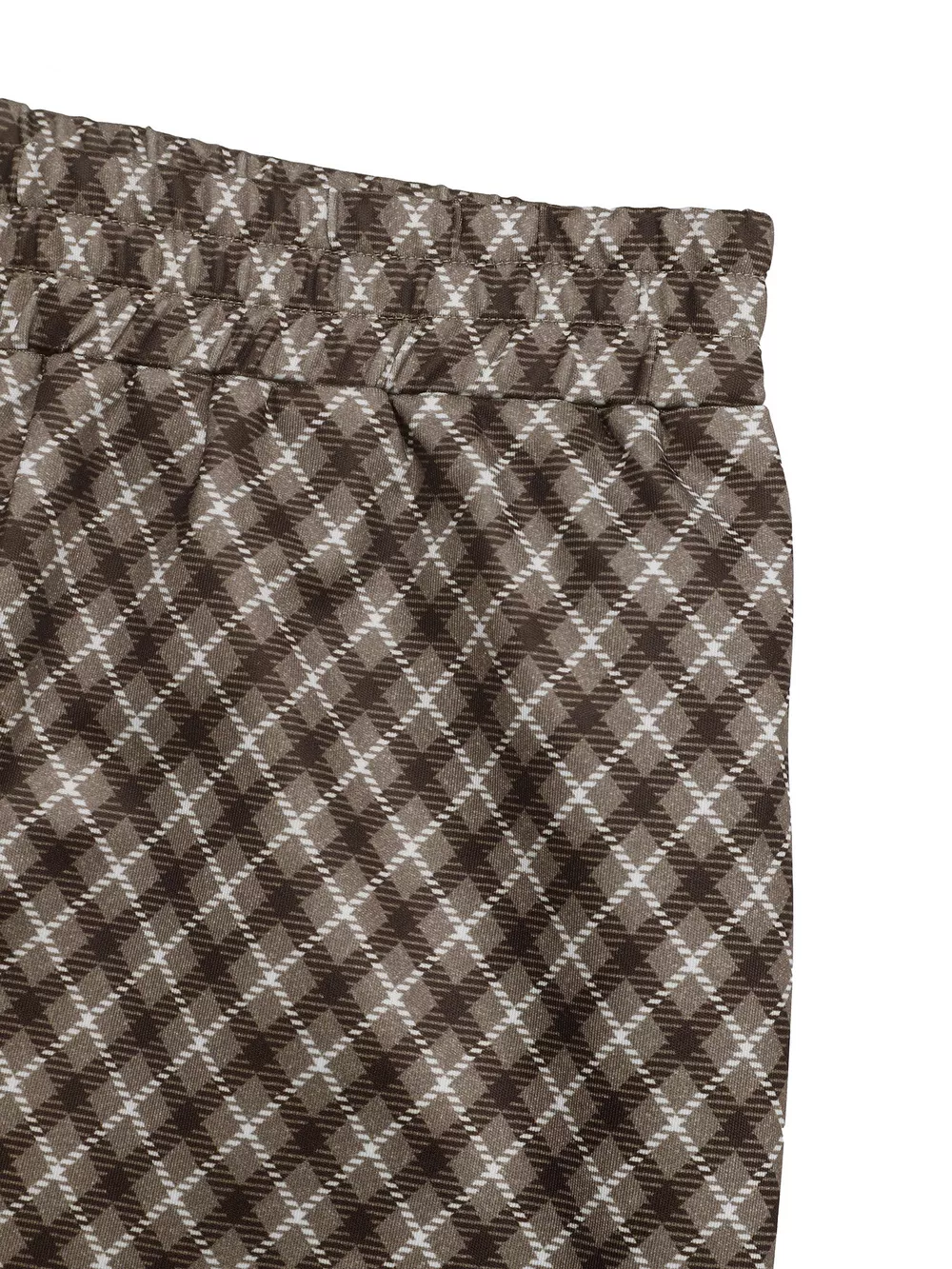 Plaid High-Waisted Wide Leg Pants, image 5