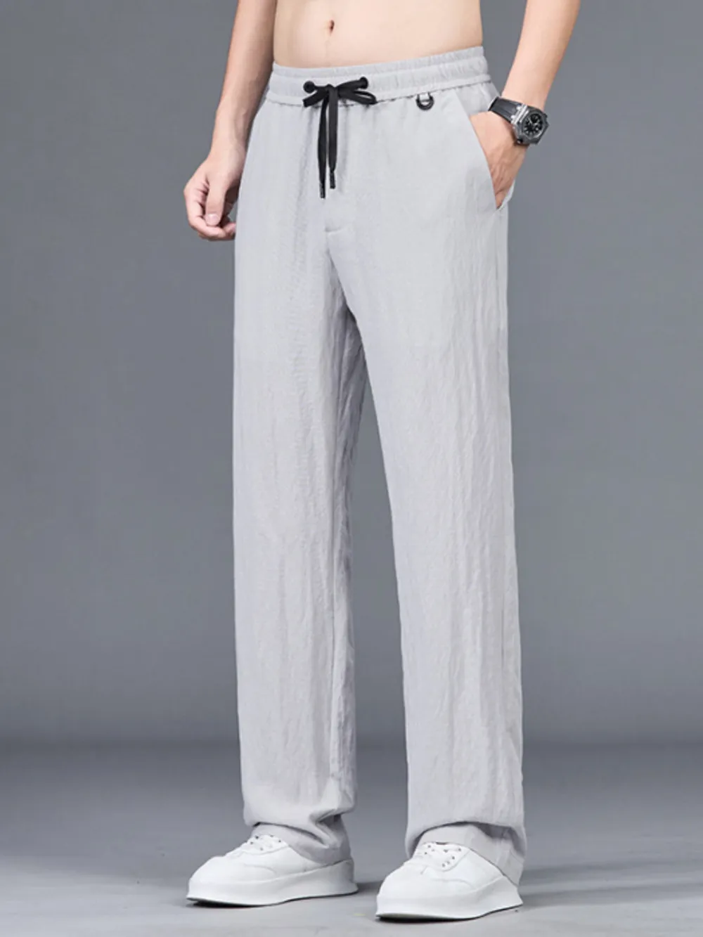 Men's Plus Size Lightweight Casual Pants, image 8