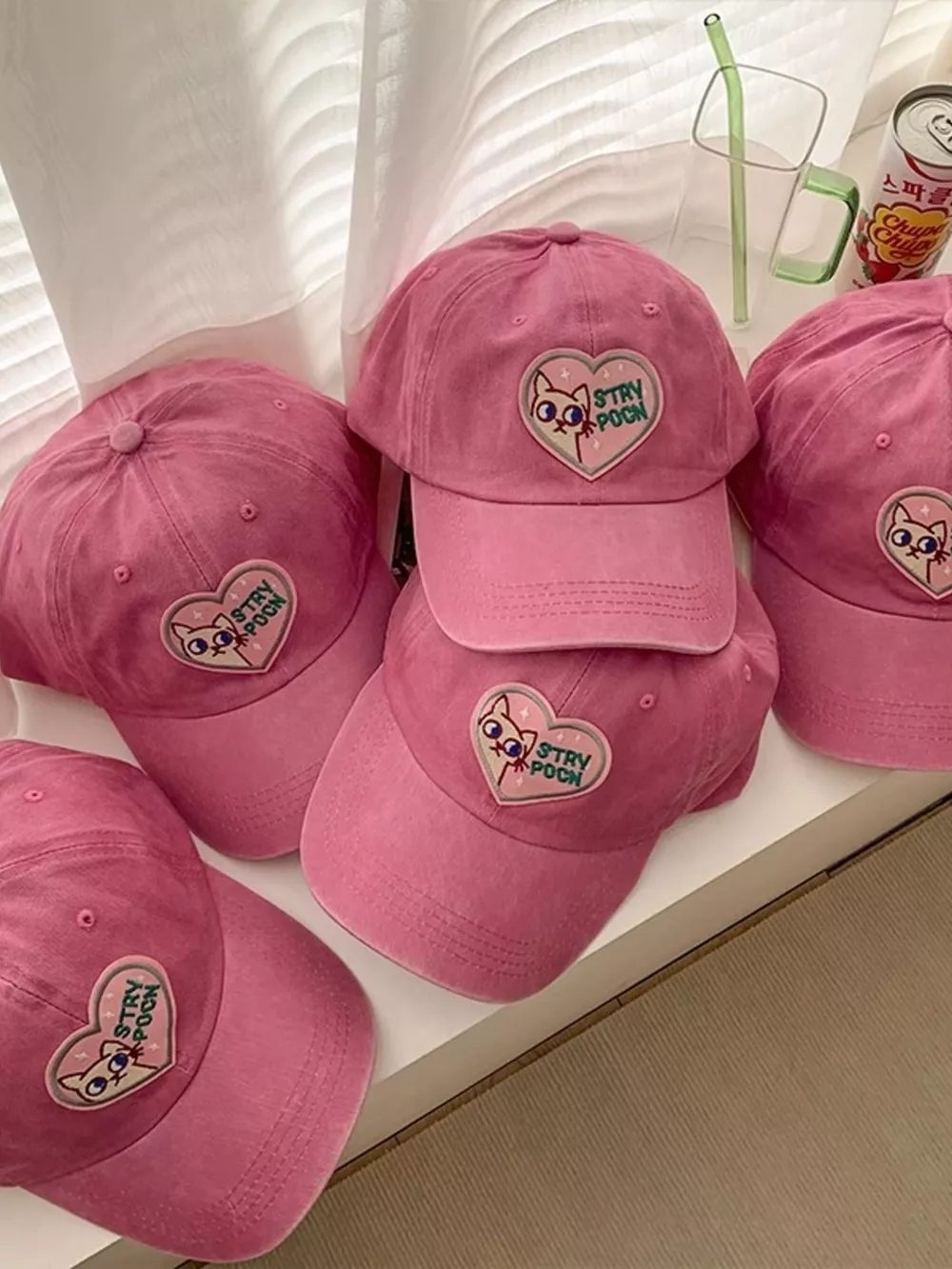 Heart Cat Baseball Cap, image 2