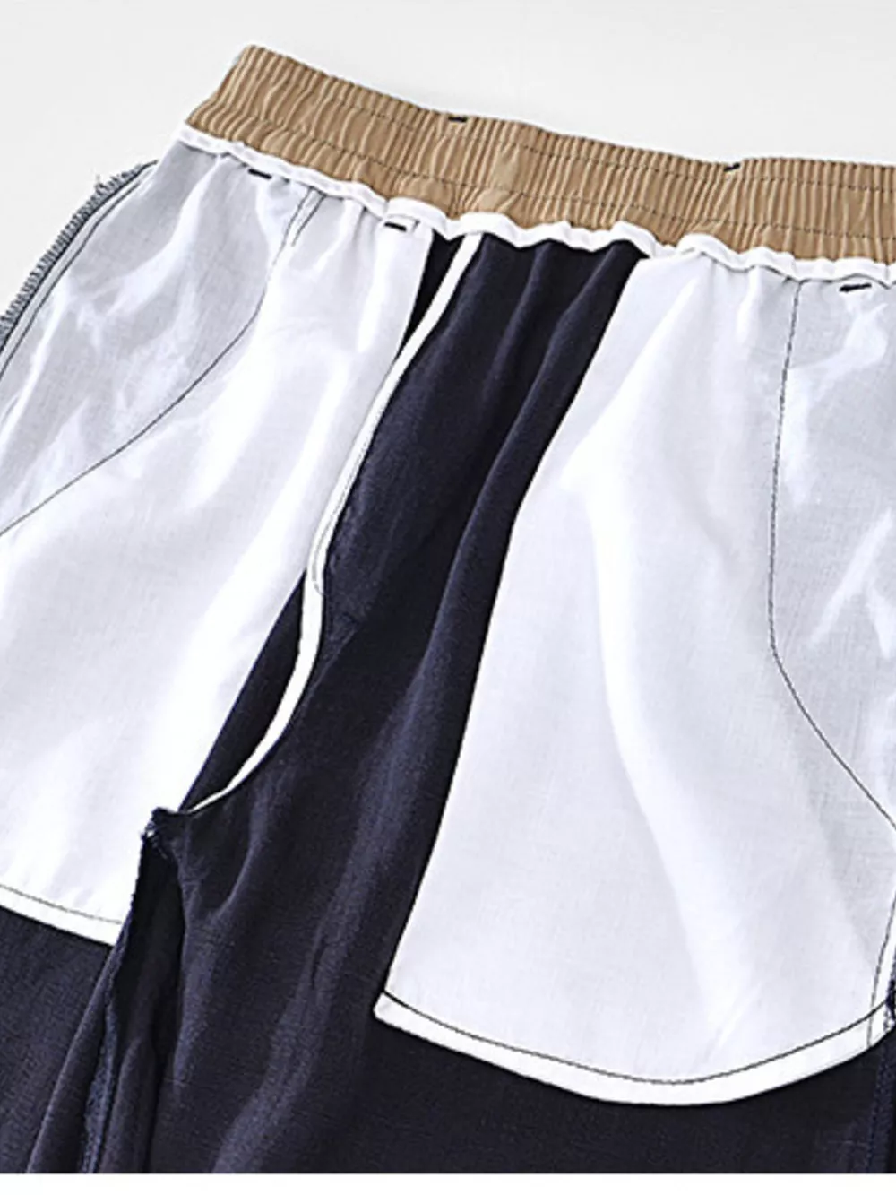 Men's Plus Size Casual Elastic Waist Drawstring Pants, image 6