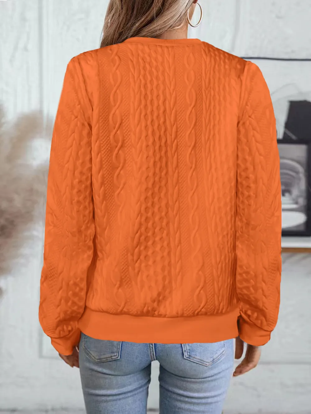 Texture Zip Up Long Sleeve Jacket, image 6
