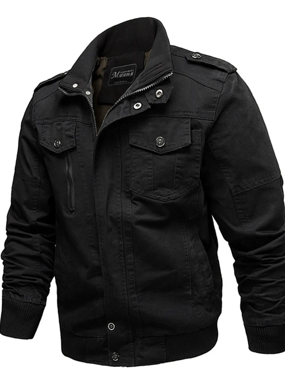 Men's Plus Size Casual Zip Up Lightweight Jacket, image 4