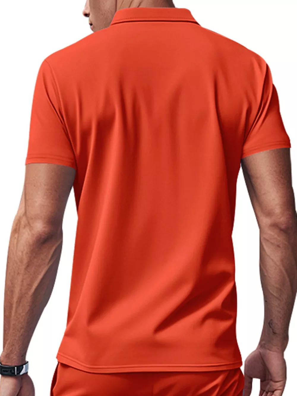 Men's Full Size Casual Short Sleeve Polo Plus Size, image 12