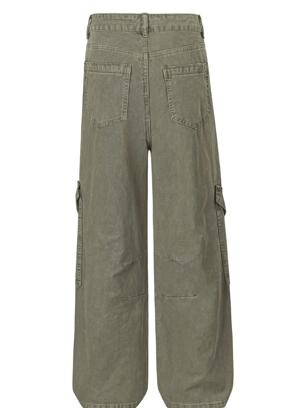 Men's Wide Leg Cargo Jeans, image 3