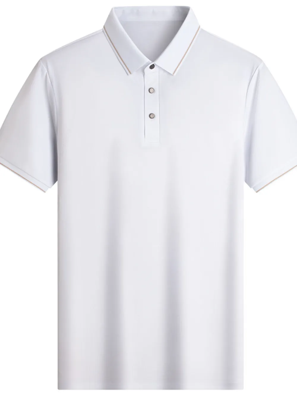Men's Button Detail Short Sleeve Polo, image 2