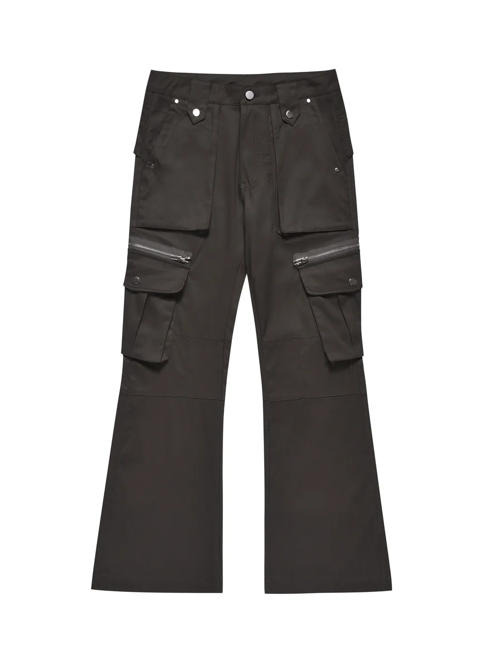 Men's Multi-Pocket Flared Cargo Pants, image 15